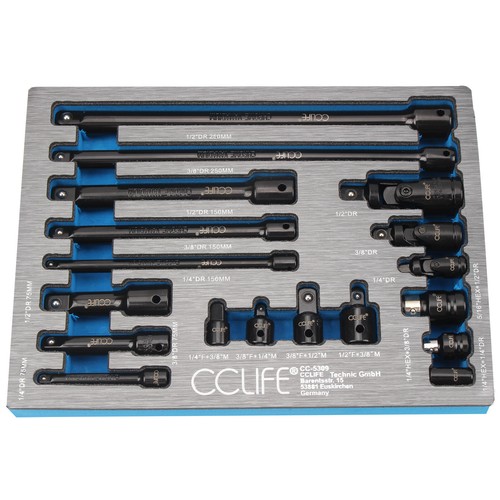 Verlängerung satz 3 - 1/2", 3/8"
