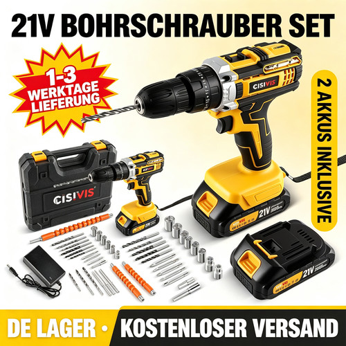 21v akkuschrauber set mit - akkuschrauber,